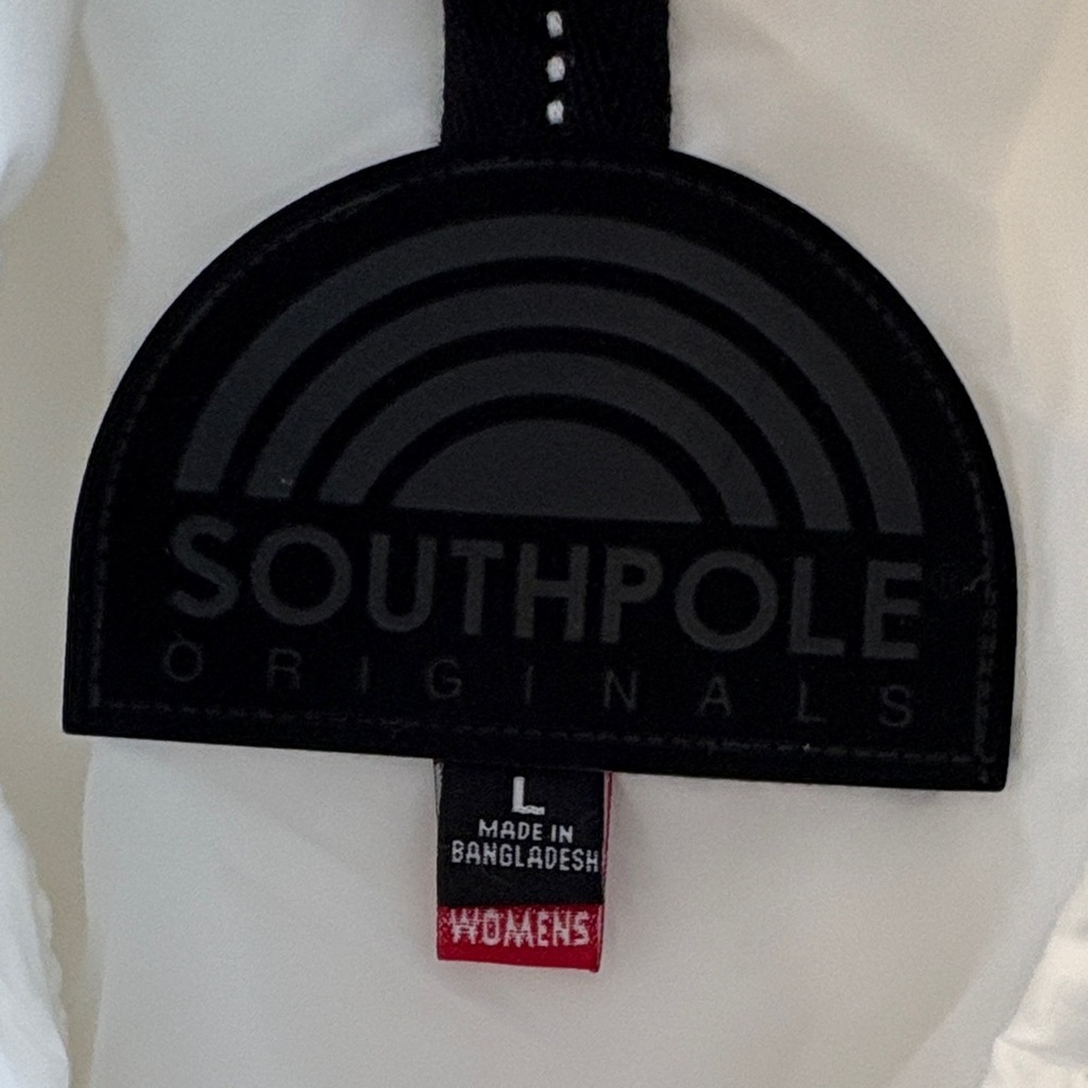 Women's Southpole white ski/puffer jacket - Picture 5 of 9